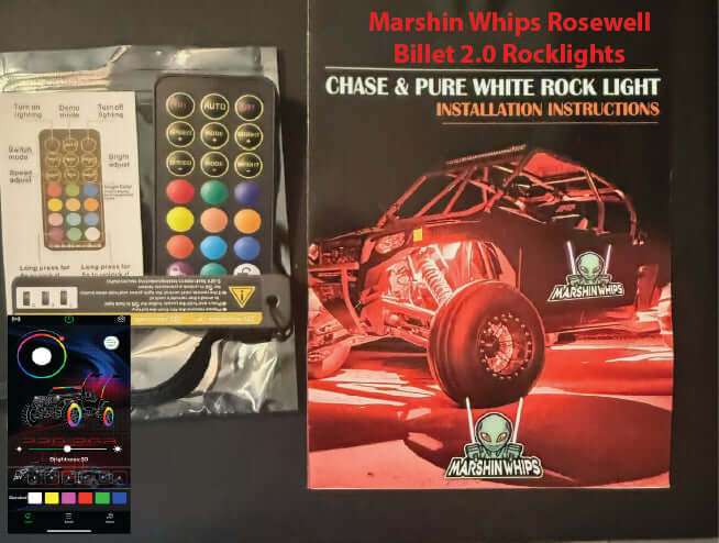 Marshin Whips Rosewell X-2 Billet RV Rocklights x16 - Image 5